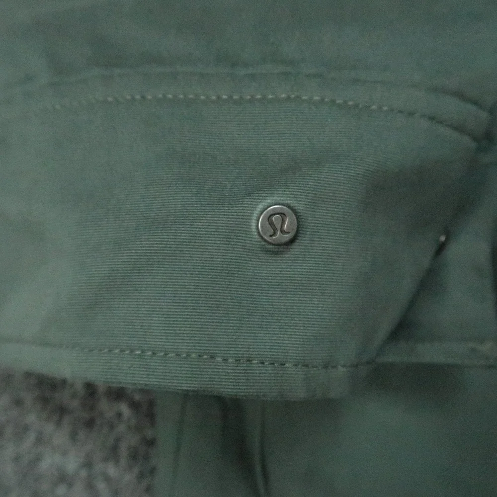 Lululemon‎ Jacket Women Large Green Glyde 2 In 1 Adaptable Zip Pocket Popover